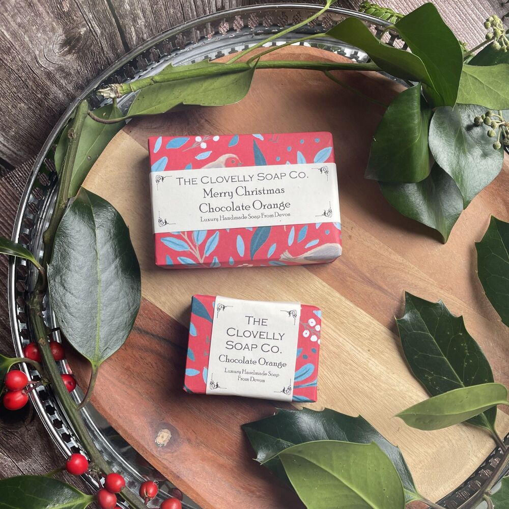 Chocolate Orange Soap Christmas Paper