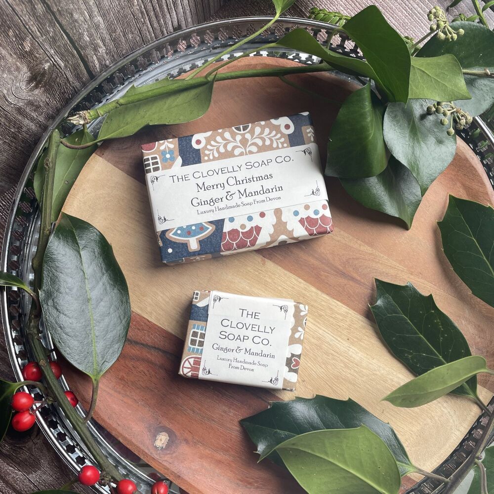 Ginger & Mandarin Merry Christmas Soap