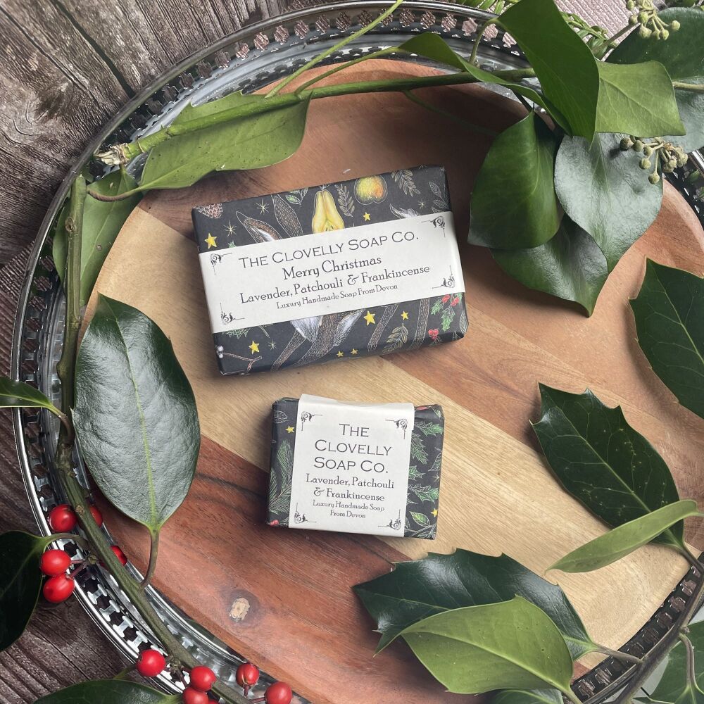 Lavender, Patchouli & Frankincense Merry Christmas Soap
