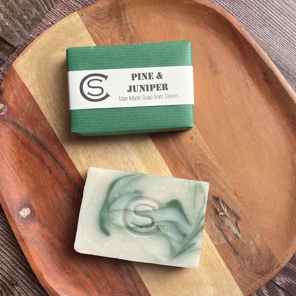 Pine & Juniper Men’s soap man made in Devon