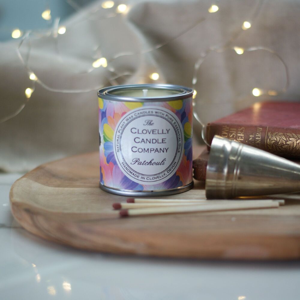 Patchouli Candle Made with Plant Wax and Pure Patchouli Essential oils