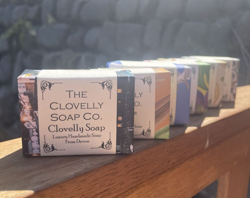 Handmade Soap UK - Cold Process 50g Soap Bundle made in Clovelly Devon - Soap Gifts