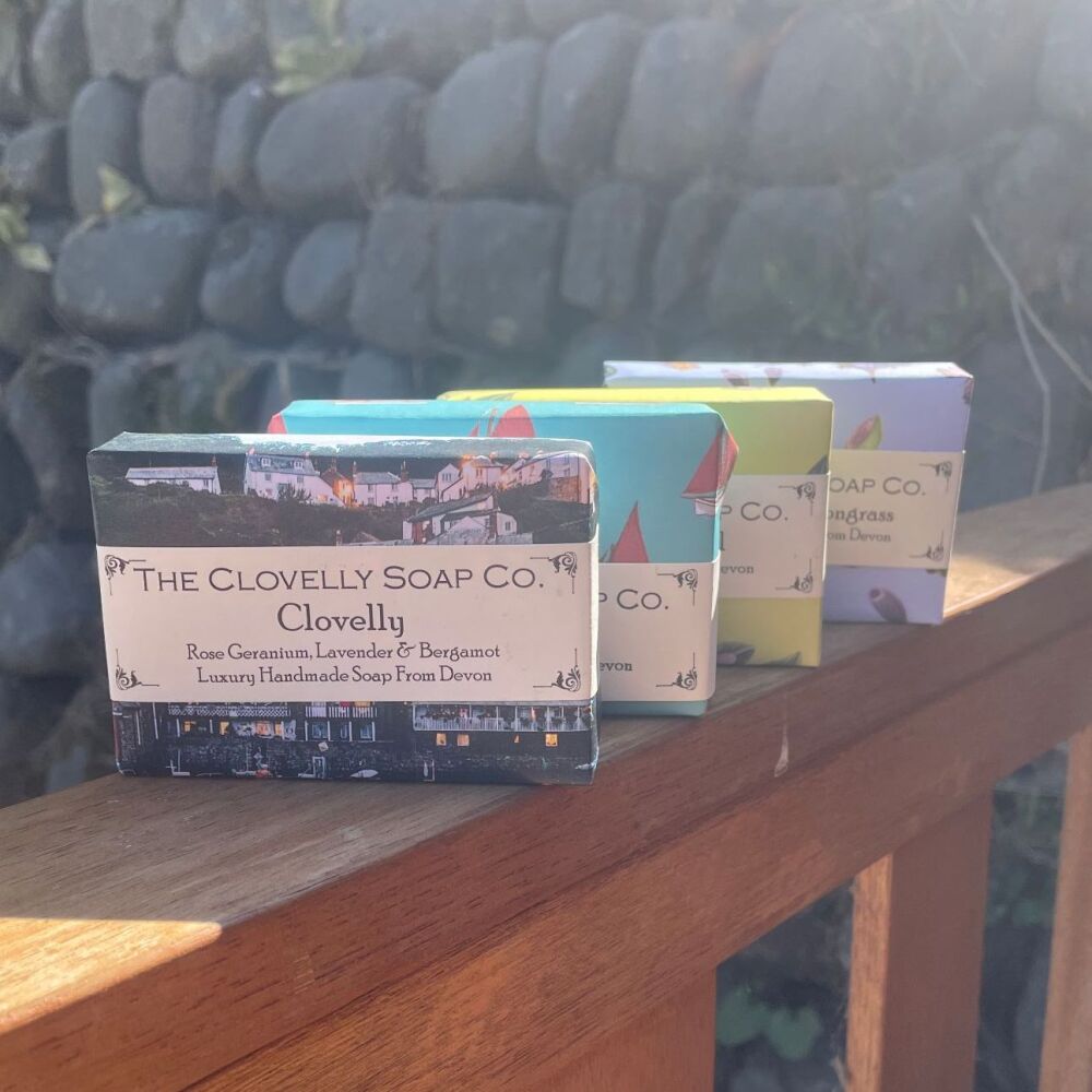 Handmade Soap UK - Cold Process Soap Bundle made in Clovelly Devon - Soap Gifts