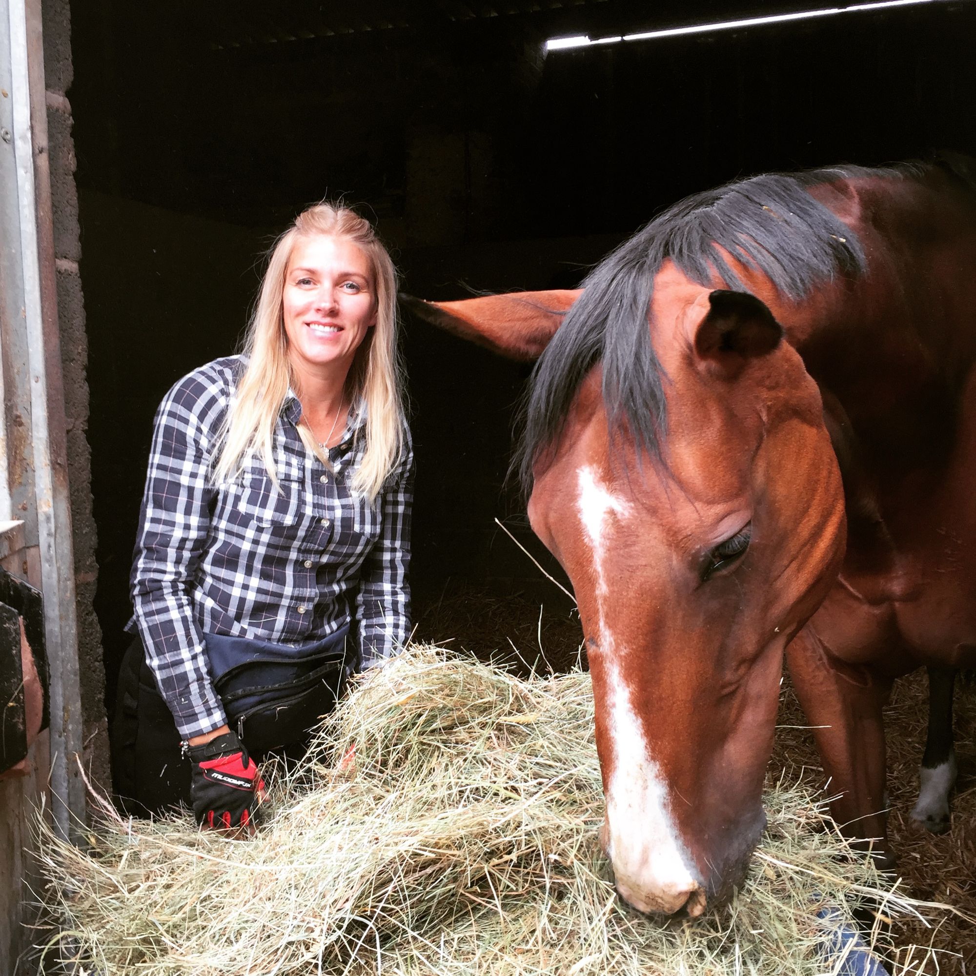 Donna with a client's pony