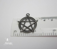 Gun Metal Pentagram pendant