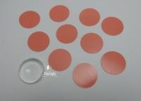 30 mm round Craft seals for making glass dome jewellery 