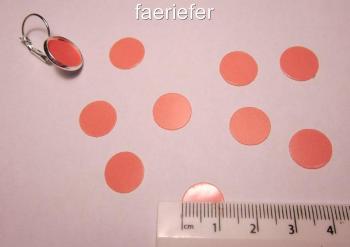 12 mm round Craft seals for making glass dome jewellery
