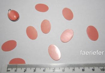 13 x 18mm oval Craft seals for making glass dome jewellery