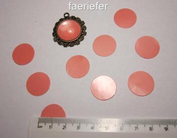 20 mm round Craft seals for making glass dome jewellery 