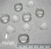 Clear Round Glass Dome Cabochons choice of sizes pack of 50 (12 14 16 18 20 22 25 30 mm)