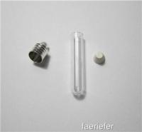Glass vial tube pendant for rice fairy dust or oil 