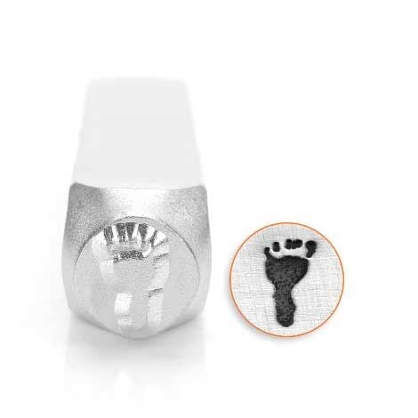 ImpressArt Foot Print Left 9.5mm Metal Stamping Design Punch