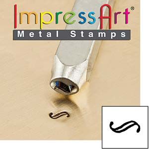 ImpressArt Flourish H 3mm Metal Stamping Design Punch
