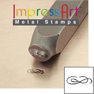 ImpressArt Flourish B 6mm Metal Stamping Design Punch