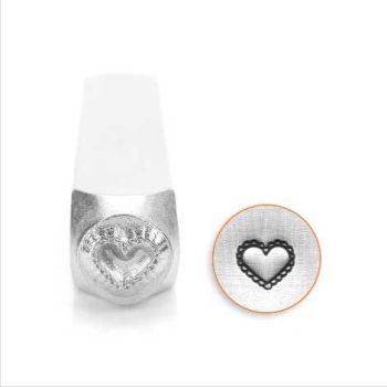 ImpressArt Lace Heart 6mm Metal Stamping Design Punch