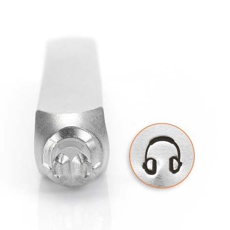 ImpressArt Headphones 6mm Metal Stamping Design Punch