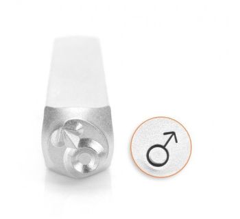 ImpressArt Male Symbol 6mm Metal Stamping Design Punch