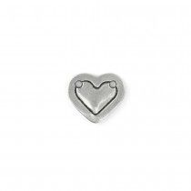 PEWTER STAMPING BLANK, HEART BORDER (Small) 5/8" x 1/2" - 16 GAUGE - PACK OF 1