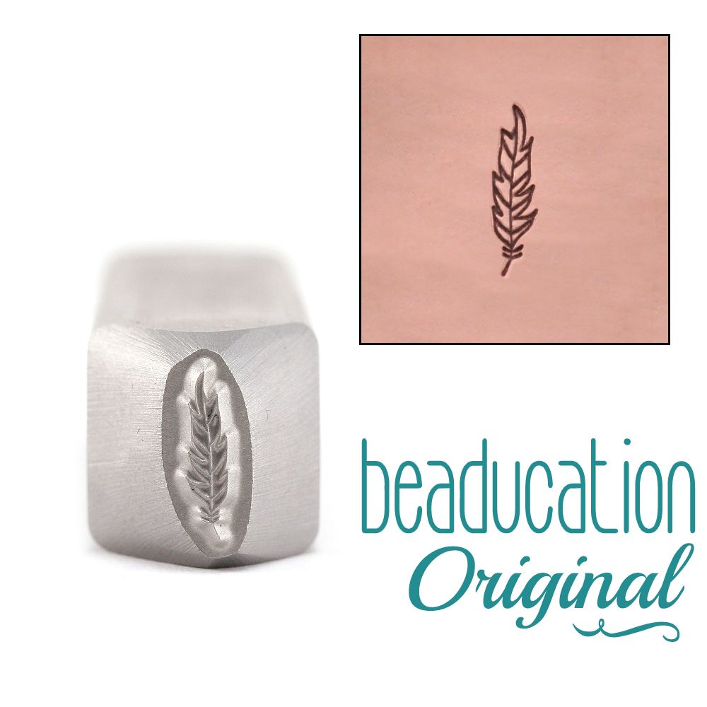 501 Feather Beaducation Original Design Stamp