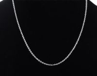 Stainless Steel Link Cable Chain Necklace 18" 
