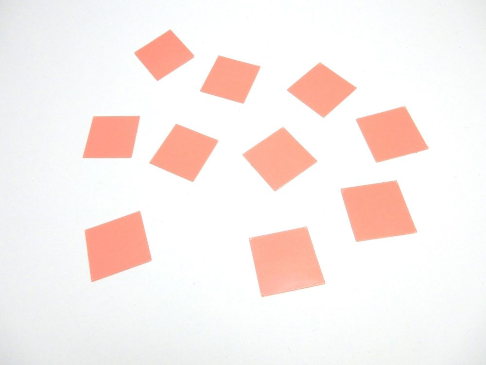 25 mm Square Craft seals for making glass dome jewellery 