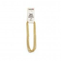 ImpressArt Ball Chain necklace, Brass, 2 pieces, 24"