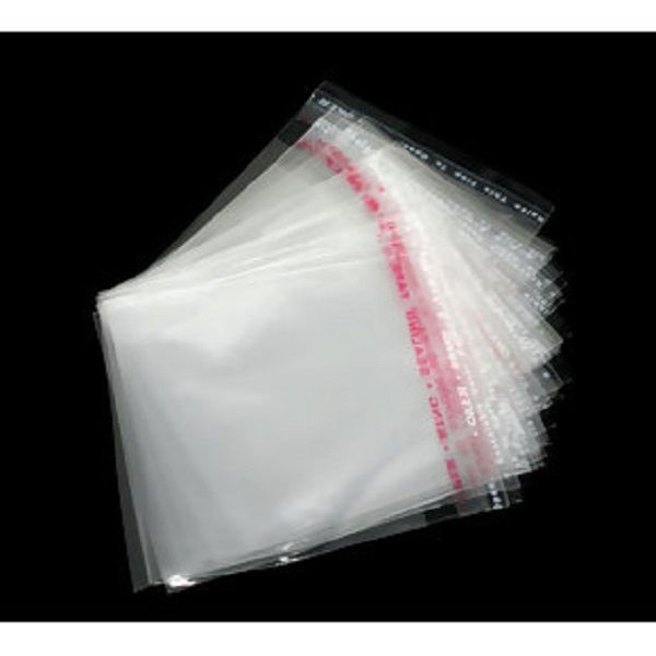 Plastic Self-Seal Bags Rectangle Transparent 7 x 6 cm (6 cm x 5 cm) pack of 200