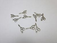 scissors charms pack of 10