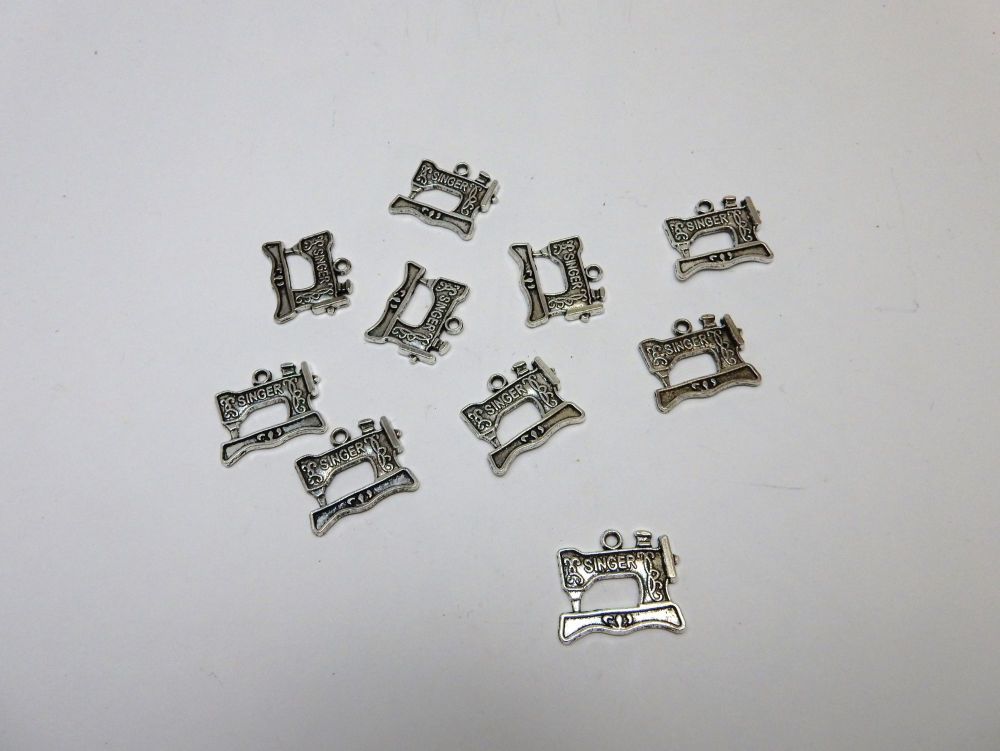 Singer sewing machine charms pack of 10