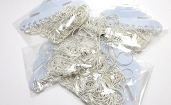 Snake chain necklace 20 or 24 inch silver plated bulk pack of 50