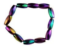 Rainbow Hematite ready made bracelet style 1