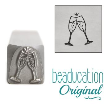 DS937 Champagne Toast Beaducation Original Design Stamp
