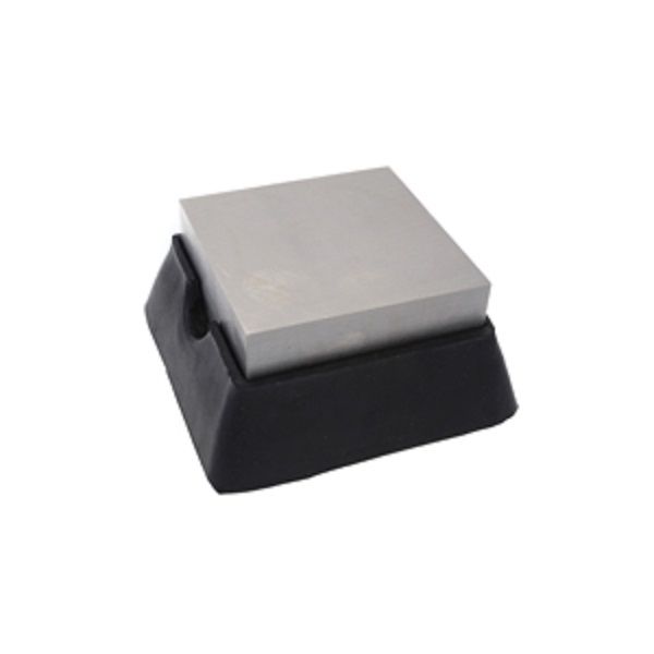 Solid Steel large Bench Block with Rubber base