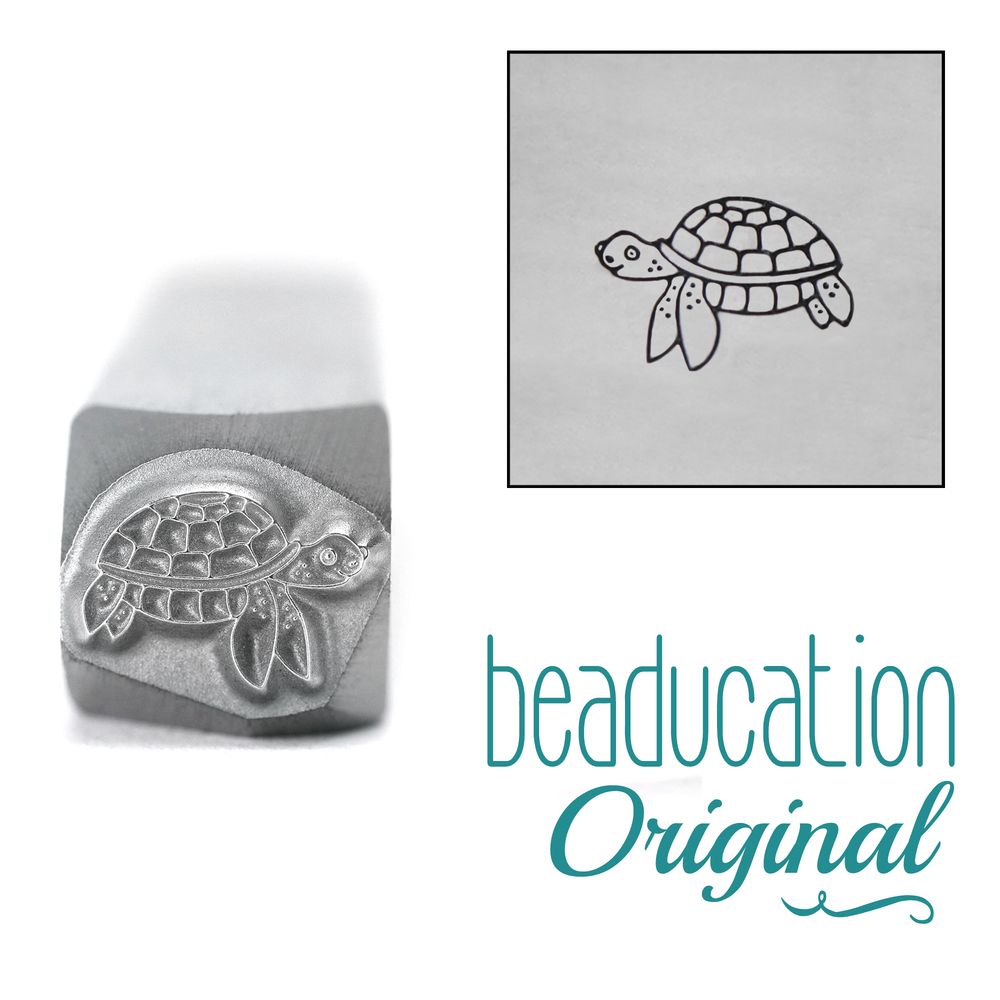 964 Sea Turtle Beaducation Original Design Stamp