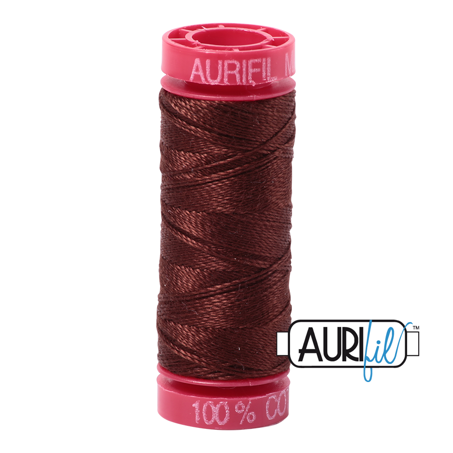 Aurifil ~ 12wt Thread ~ 2360 ~ Chocolate Brown