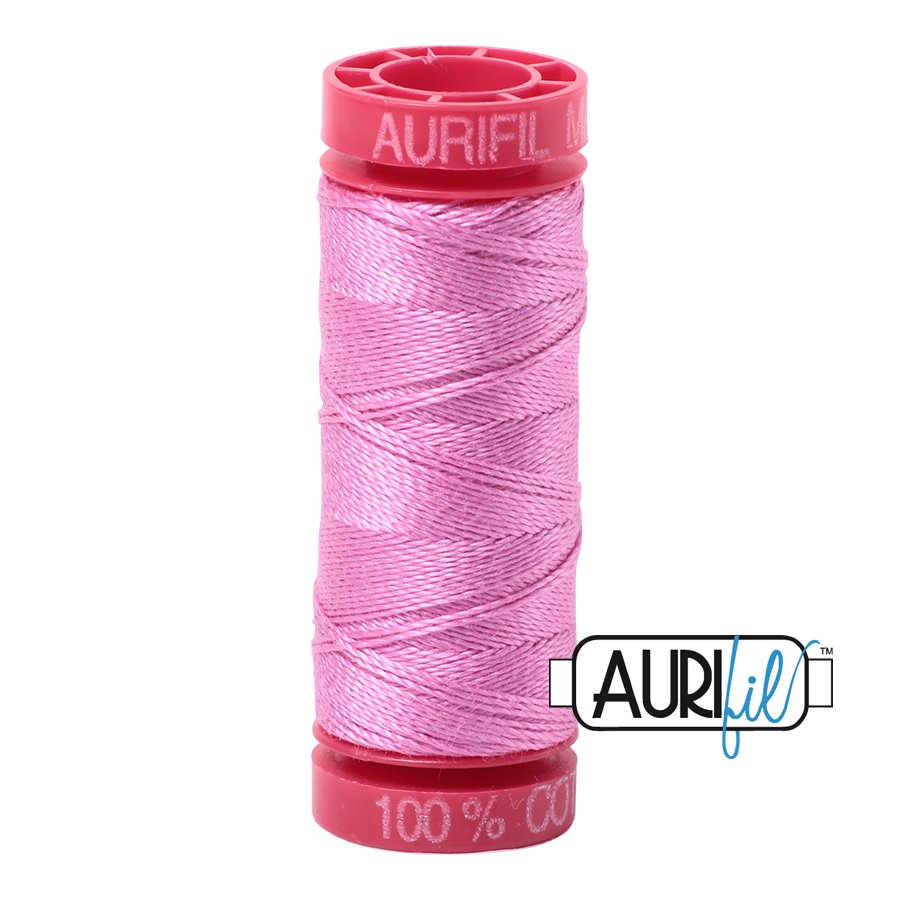 Aurifil ~ 12wt Thread ~ 2479 ~ Medium Orchid Pink