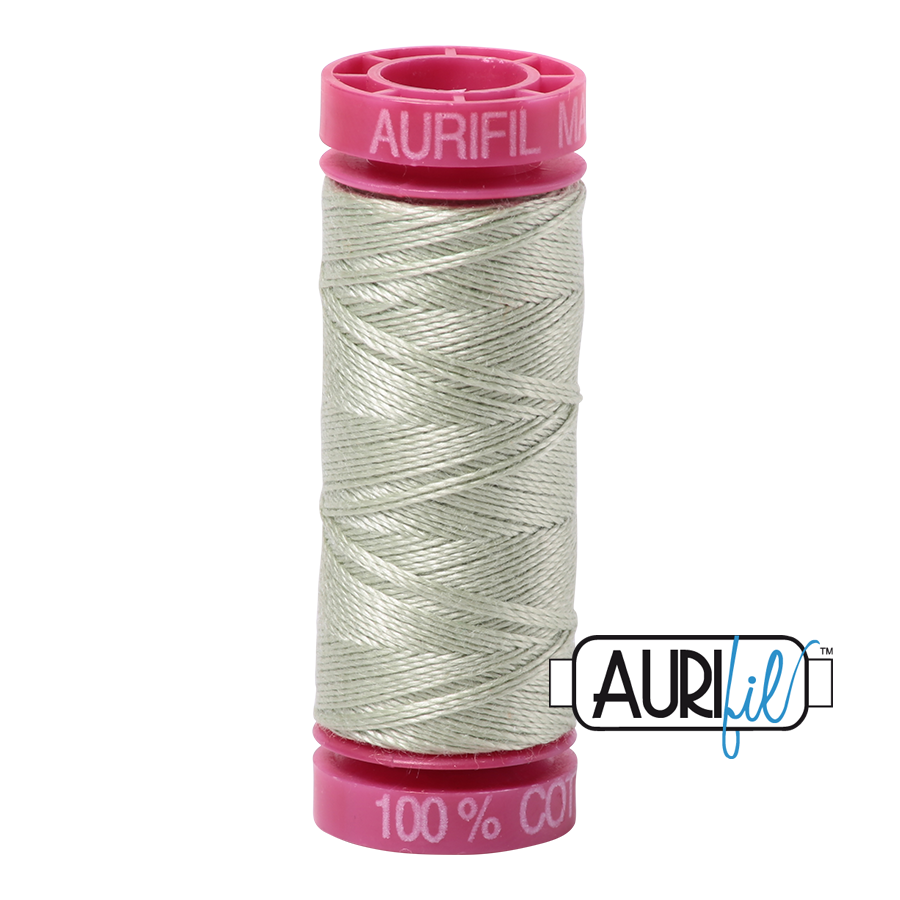Aurifil ~ 12wt Thread ~ 2908 ~ Spearmint