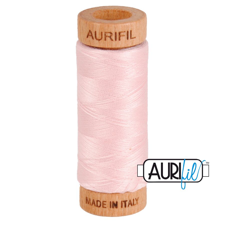 Aurifil ~ 80 wt Cotton ~ 2410 ~ Pale Pink