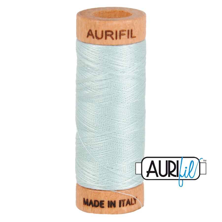 Aurifil ~ 80 wt Cotton ~ 5007 ~ Light Grey / Blue