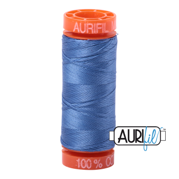 Aurifil ~ 50 wt Cotton ~ 1128 ~ Light Blue Violet Small Spool