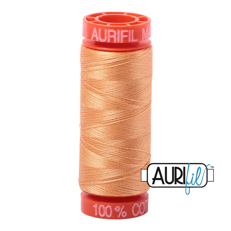 Aurifil ~ 50 wt Cotton ~ 2214 ~ Golden Honey Small Spool
