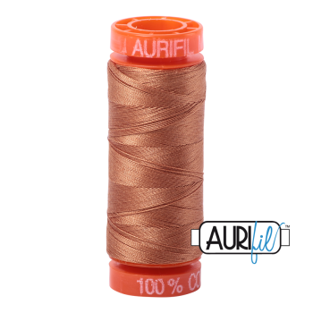 Aurifil ~ 50 wt Cotton ~ 2330 ~ Light Chestnut Small Spool