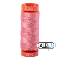 Aurifil ~ 50 wt Cotton ~ 2435 ~ Peachy Pink Small Spool
