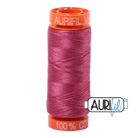 Aurifil ~ 50 wt Cotton ~ 2455 ~ Medium Carmine Red Small Spool