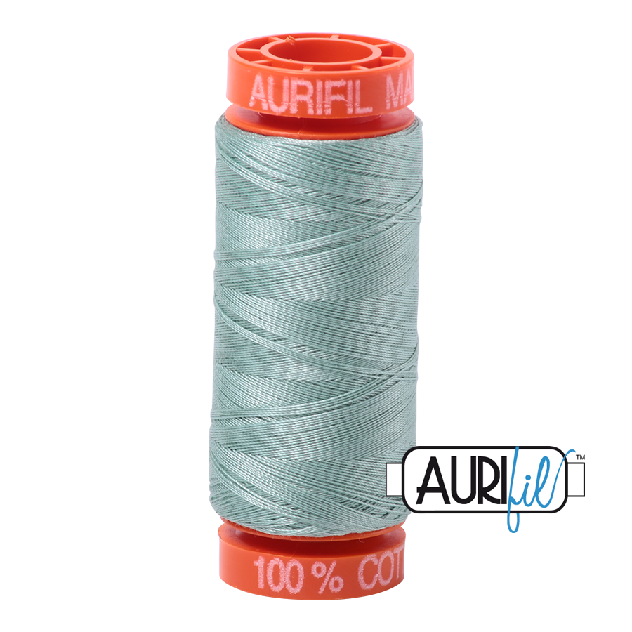 Aurifil ~ 50 wt Cotton ~ 2845 ~ Light Juniper Small Spool