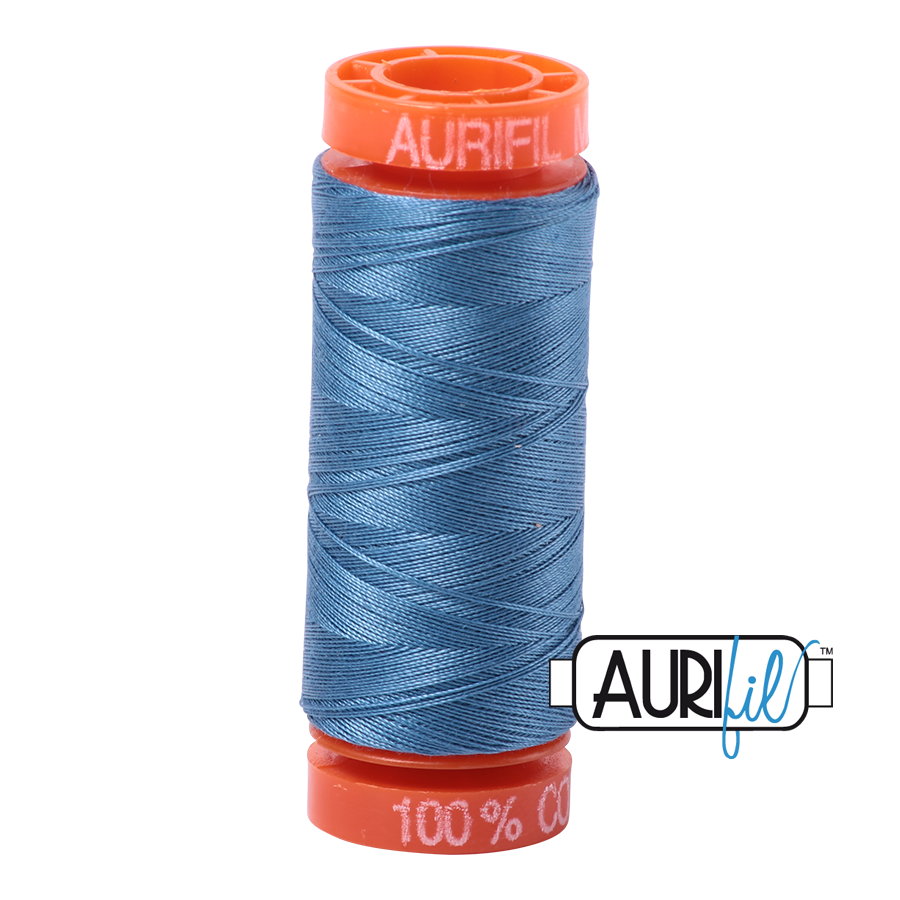 Aurifil ~ 50 wt Cotton ~ 4140 ~ Wedgewood Blue Small Spool