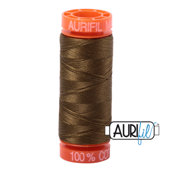 Aurifil ~ 50 wt Cotton ~ 4173 ~ Dark Olive Small Spool