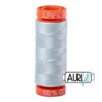 Aurifil ~ 50 wt Cotton ~ 5007 ~ Light Grey Blue Small Spool