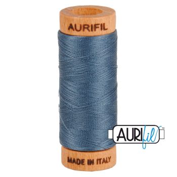 Aurifil ~ 80 wt Cotton ~ 1158 ~ Medium Grey