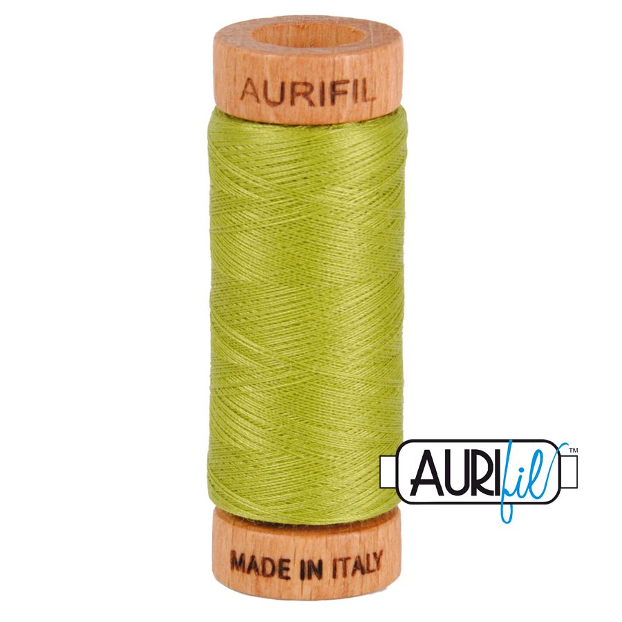 Aurifil ~ 80 wt Cotton ~ 1147 ~ Light Leaf Green